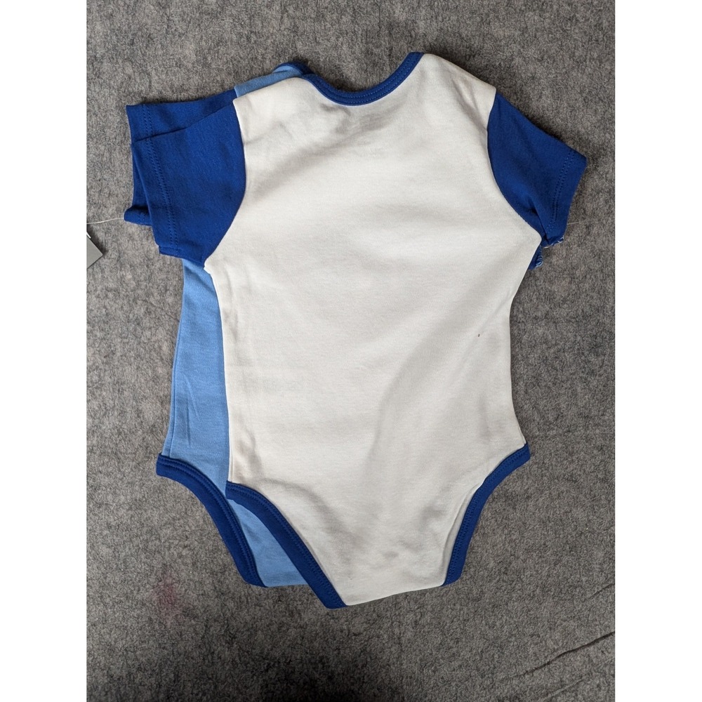 MLB Kansas City Royals Baby Bodysuits 3-Pack Blue White KC Baseball Outfit - Picture 6 of 8